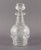 Karaffe, Glas, ENGLAND, um 1850