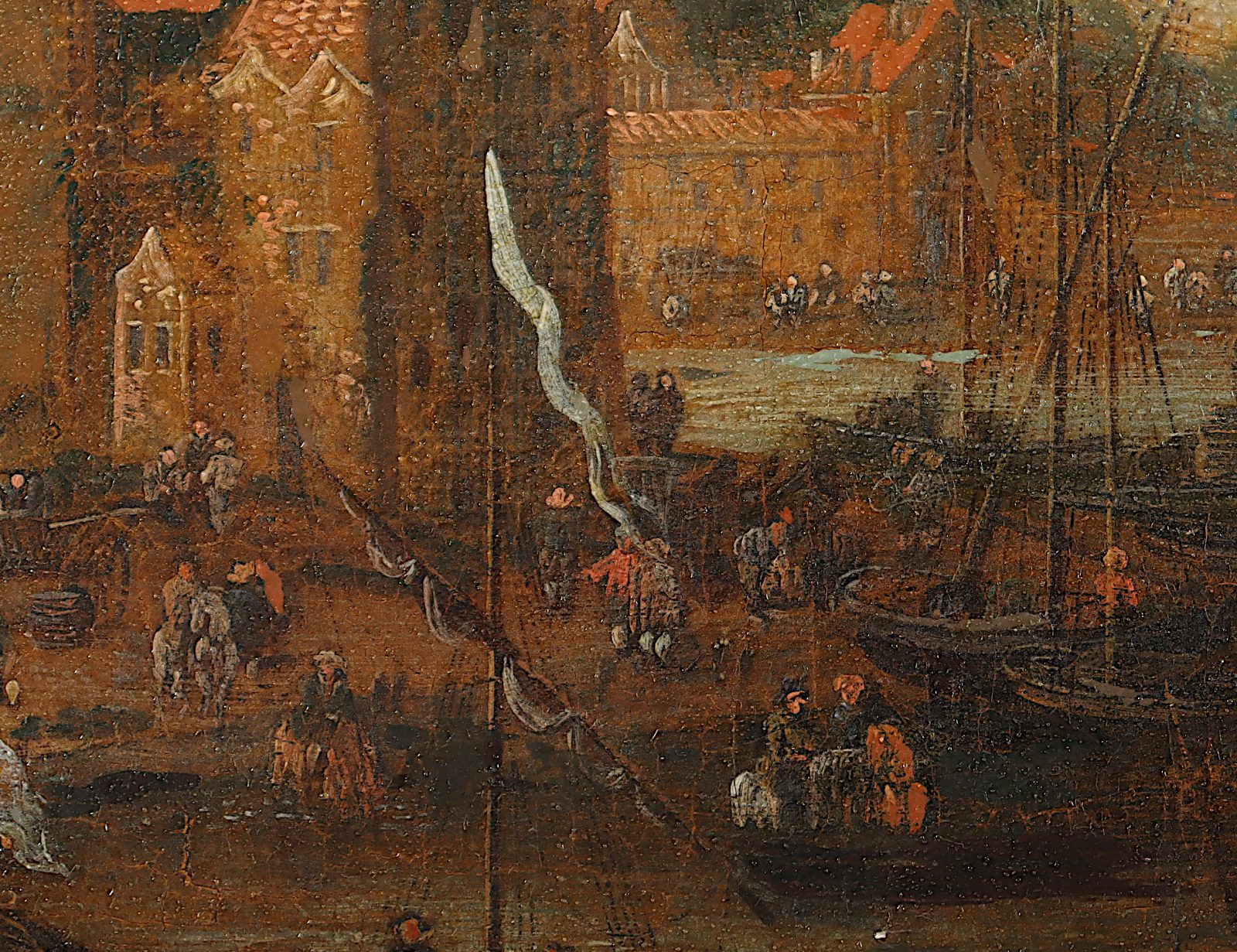 BEELT, Cornelis (1661-ca.1702), zugeschrieben, "Hafenszene", R. - Bild 4 aus 8