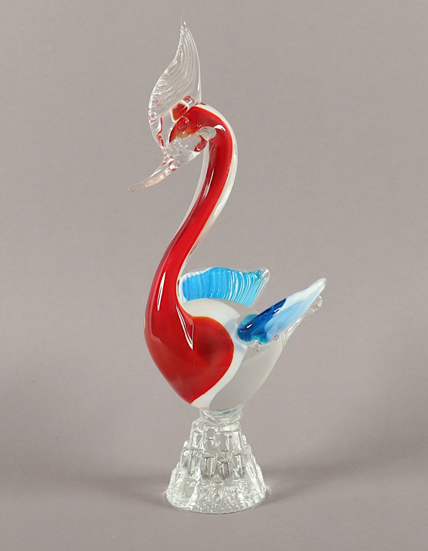 Schwan, Glas, wohl BAROVIER & TOSO, Murano