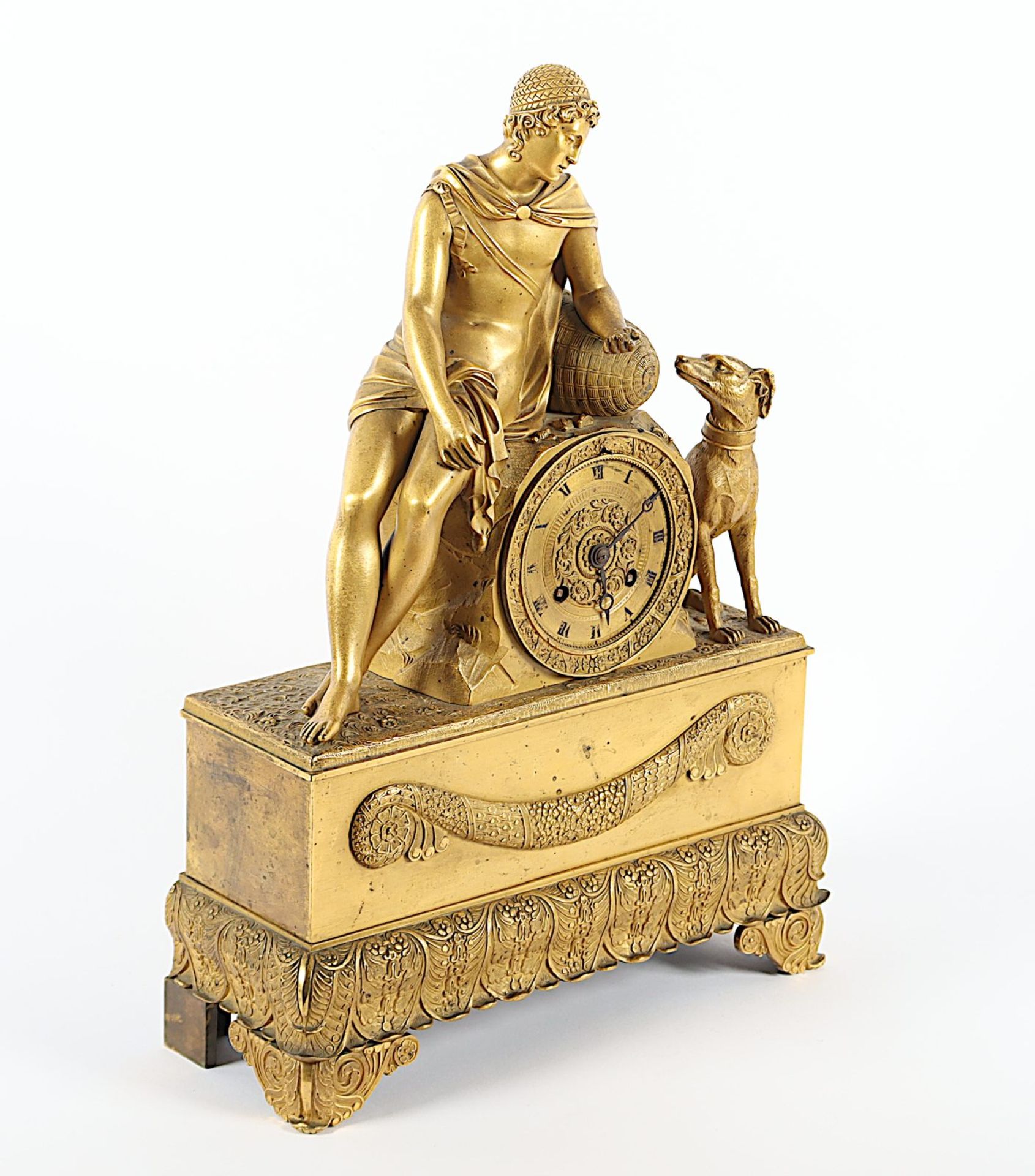 Figurenpendule, Bronze, FRANKREICH, um 1840 - Image 2 of 4