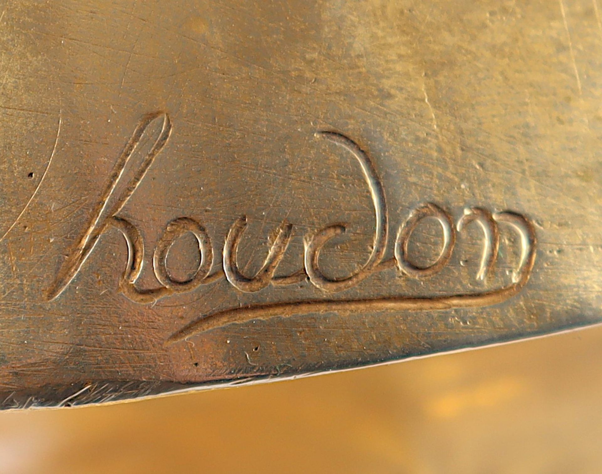 Houdon, Büste "Louise Brogniart", Bronze - Bild 4 aus 4