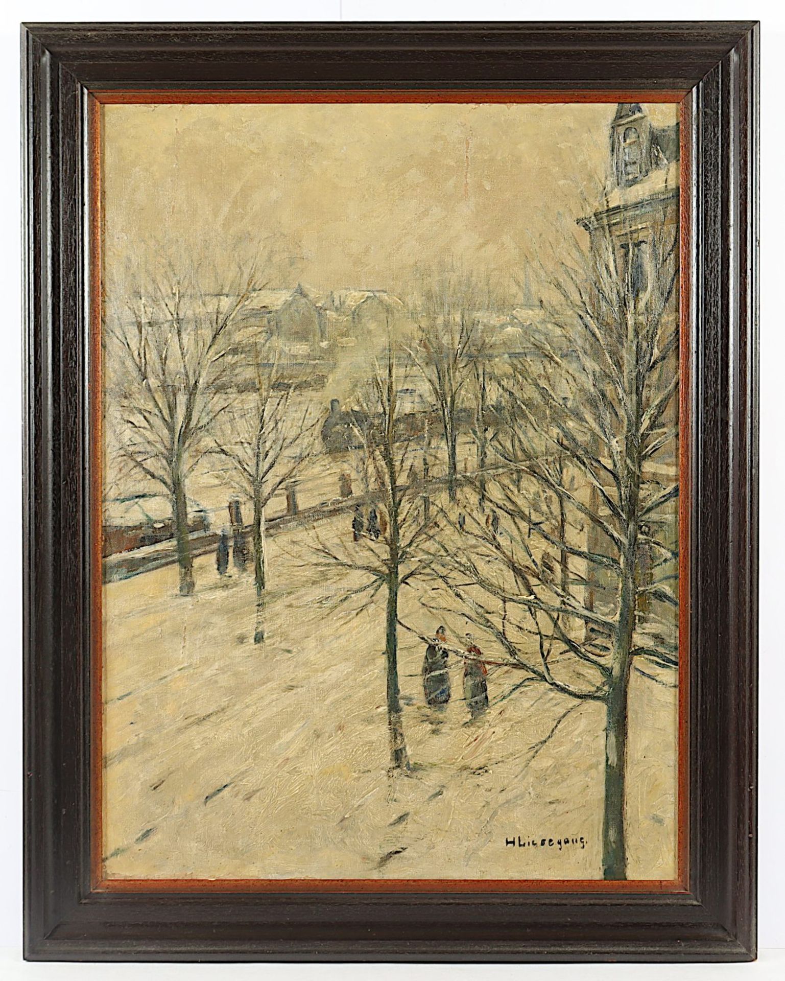 LIESEGANG, Helmut (1858-1945), "Wintermorgen", R.