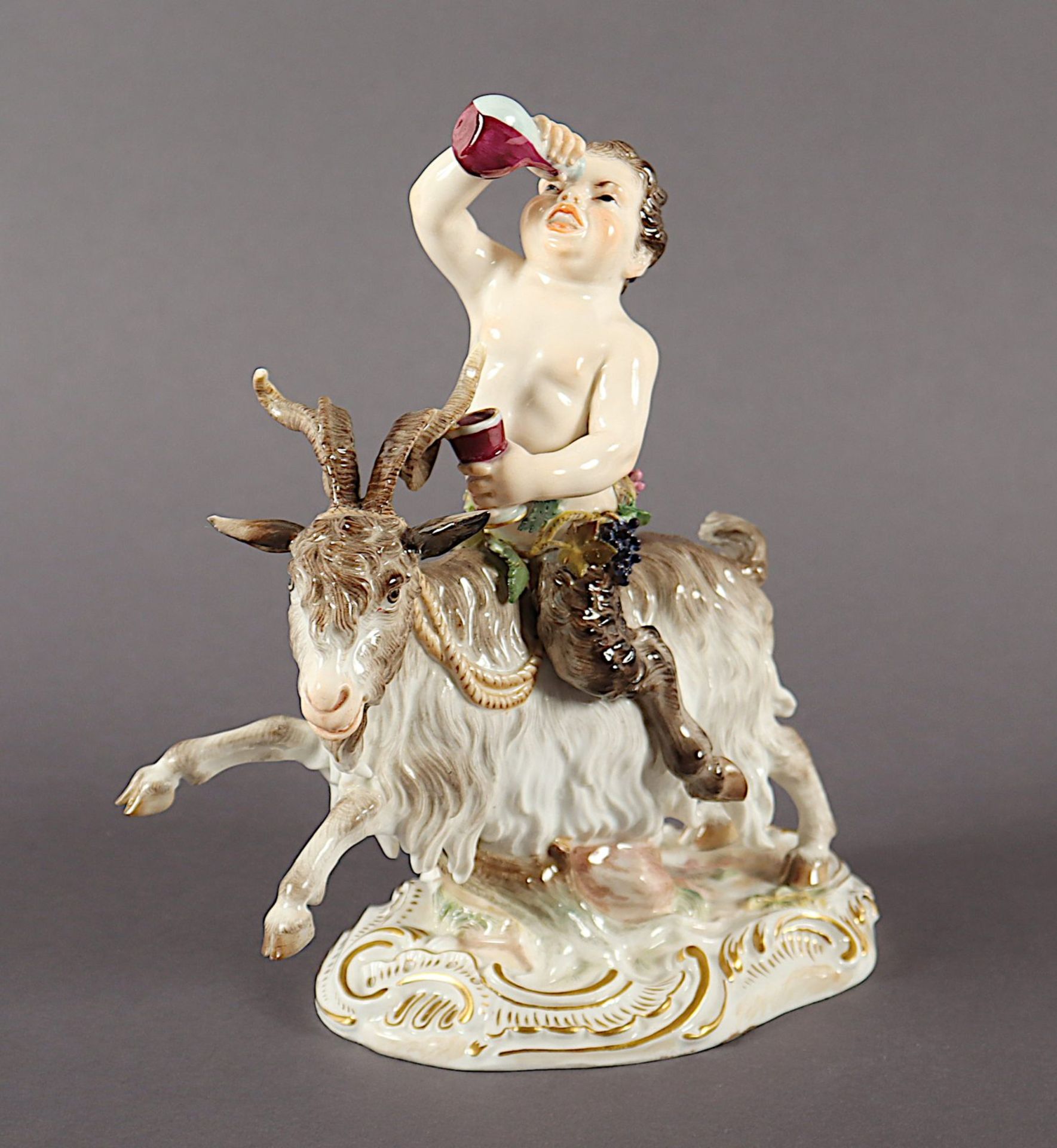 Satyrgruppe, Kaendler, Meissen, E.19.Jh.