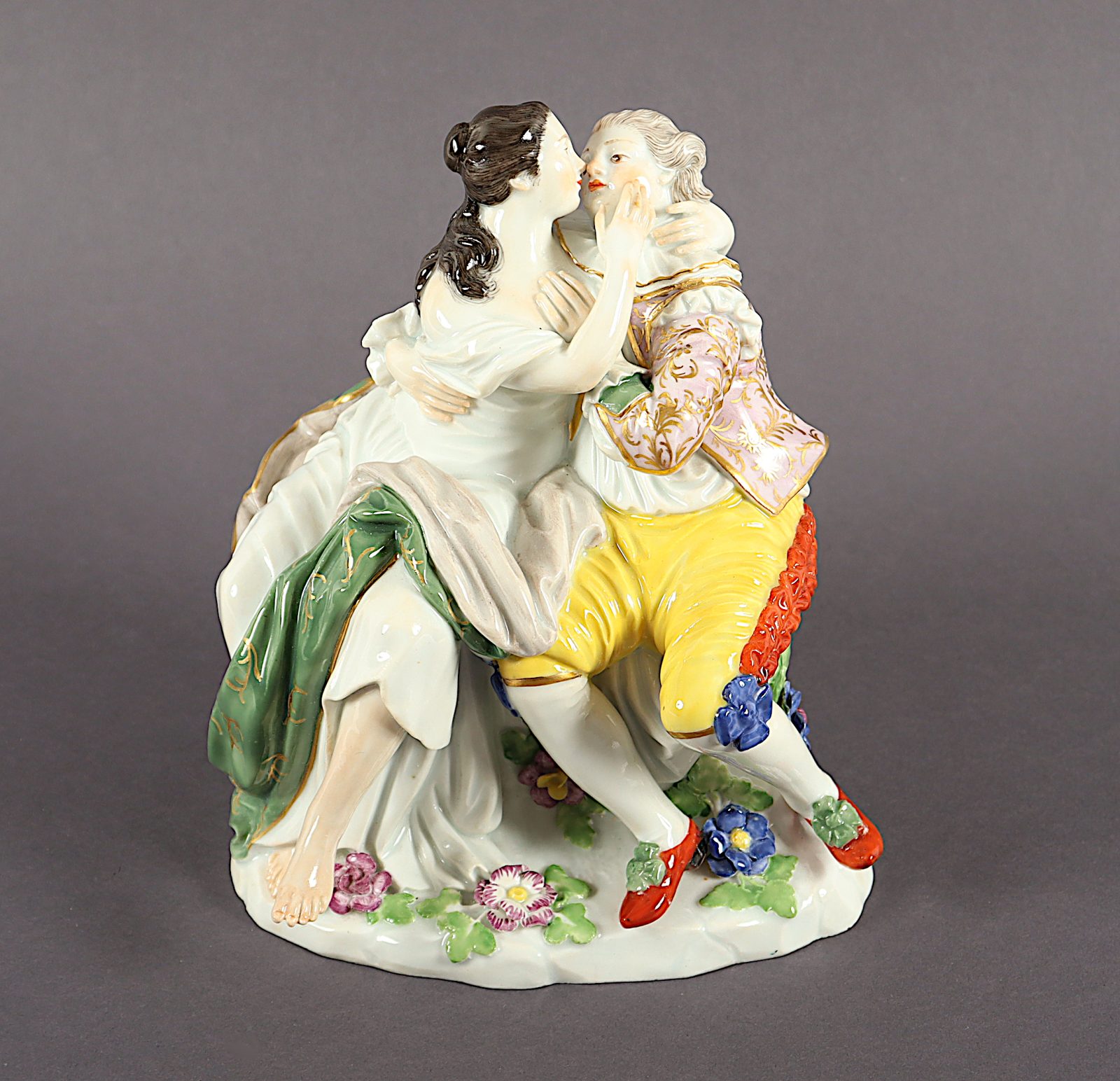 Gruppe "Liebespaar", MEISSEN, Entwurf J. J. KAENDLER, 19.Jh.