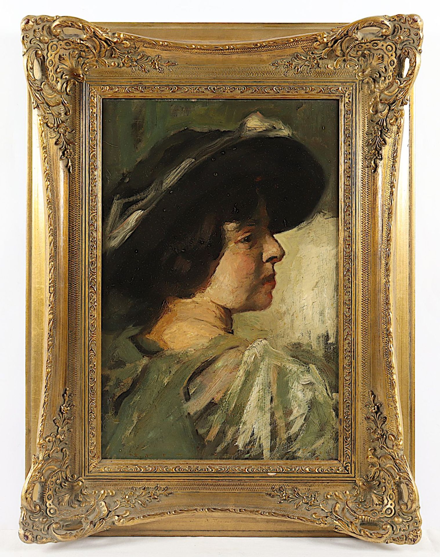 SCHNEIDER, W. (Tschechien 1.H.20.Jh.), "Portrait einer Frau", R. - Bild 2 aus 5