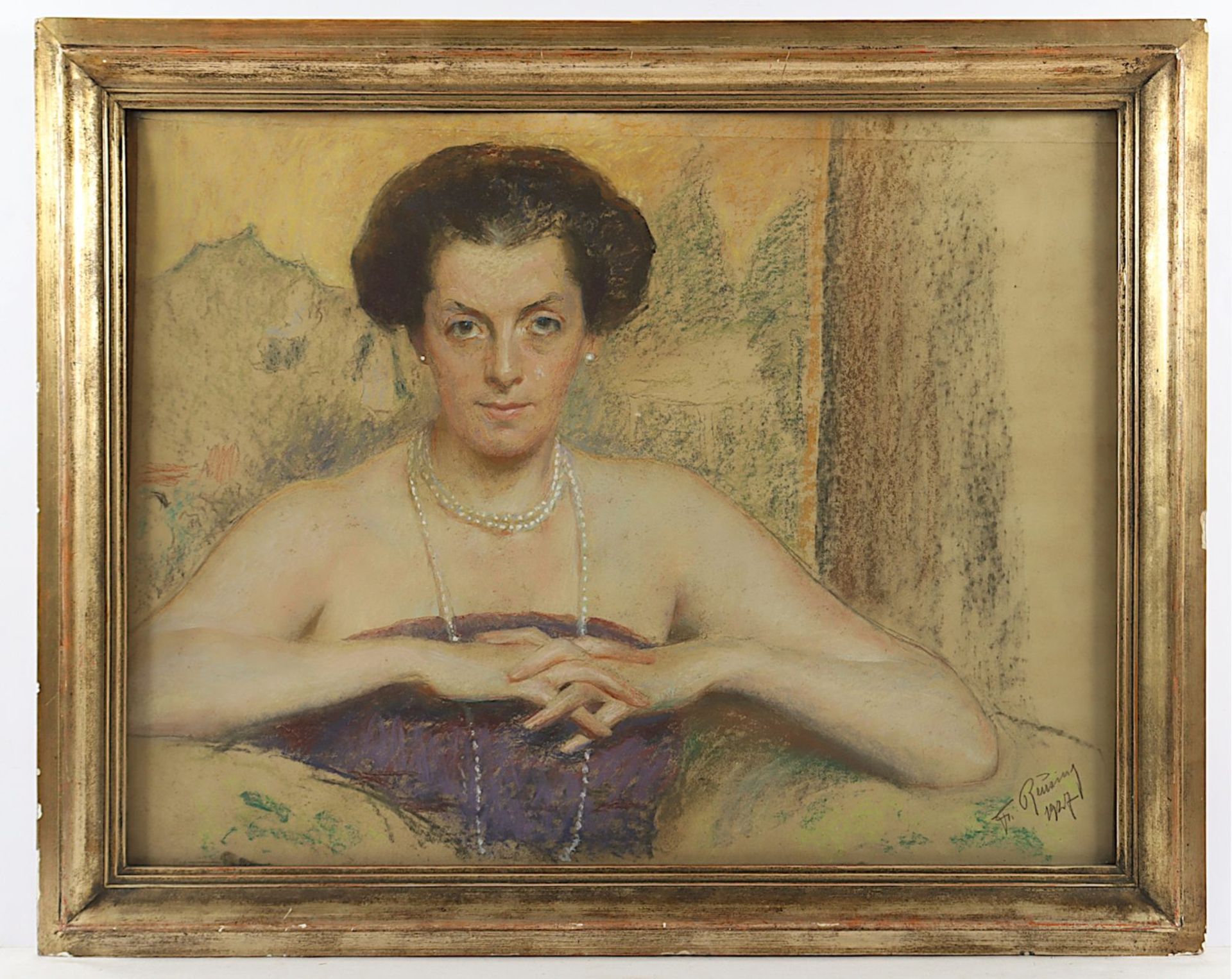 REUSING, Fritz (1874-1956), "Portrait einer Frau", R.