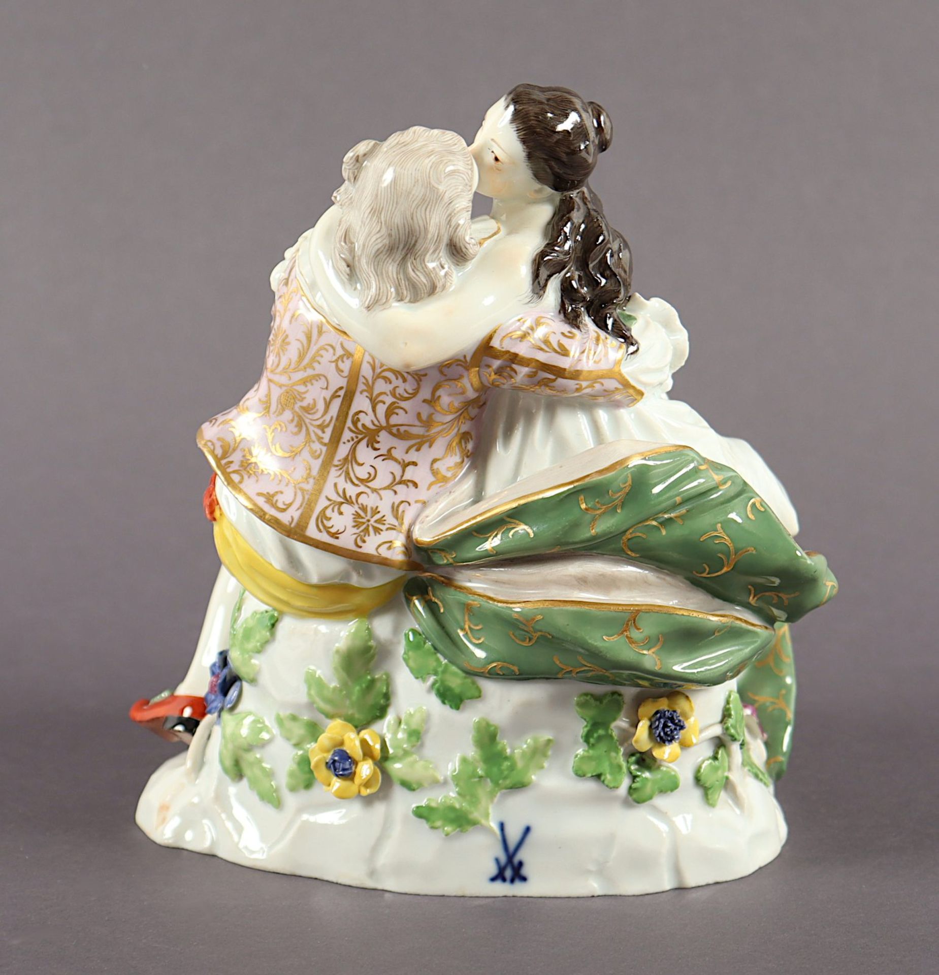 Gruppe "Liebespaar", MEISSEN, Entwurf J. J. KAENDLER, 19.Jh. - Image 3 of 4