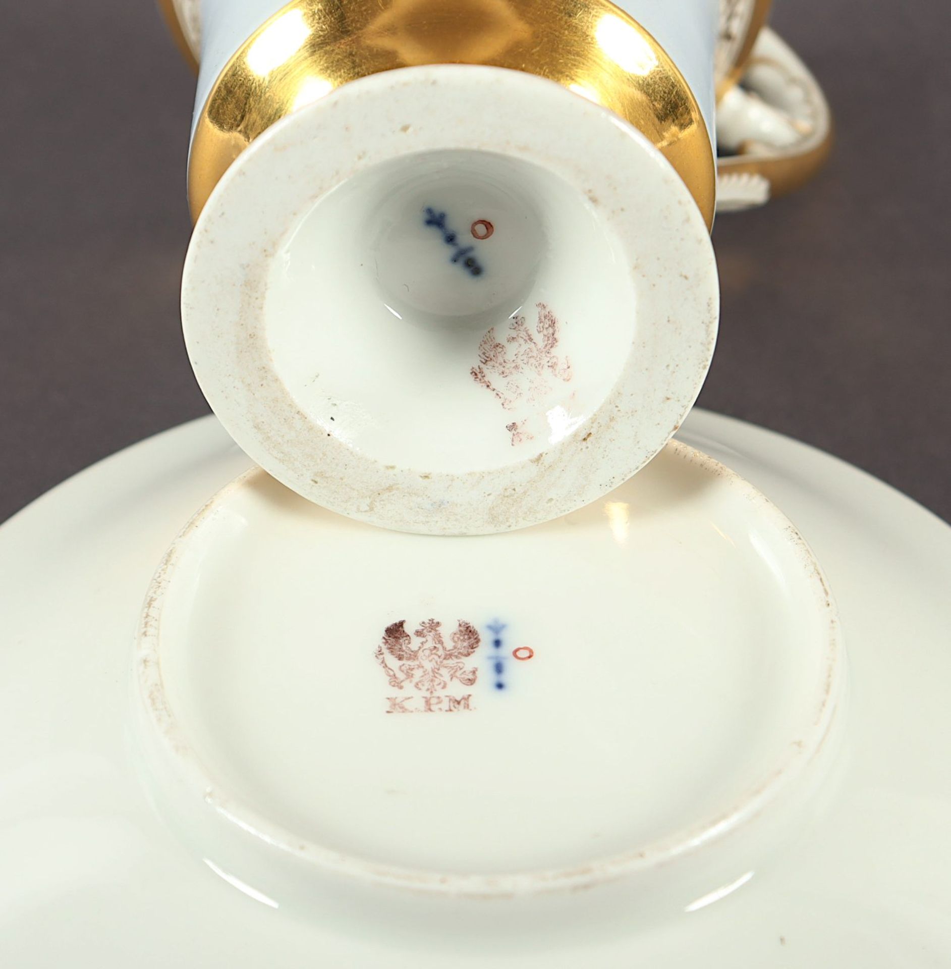 Tasse mit Untertasse, KPM Berlin, 1823-1832 - Image 2 of 2