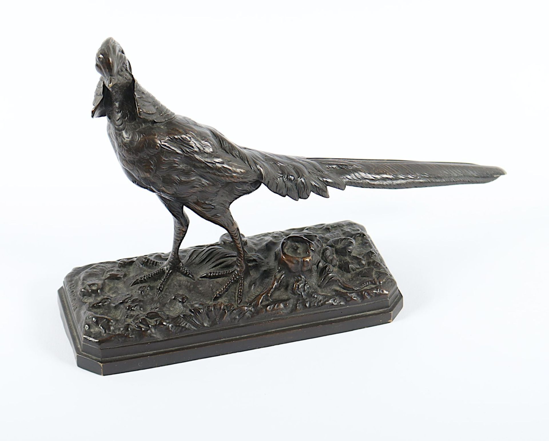 Trodoux, Henri Emile Adrien, "Fasan", Bronze