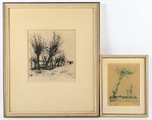 STEIB, Josef (1898-1957), "Zwei Landschaften", R.