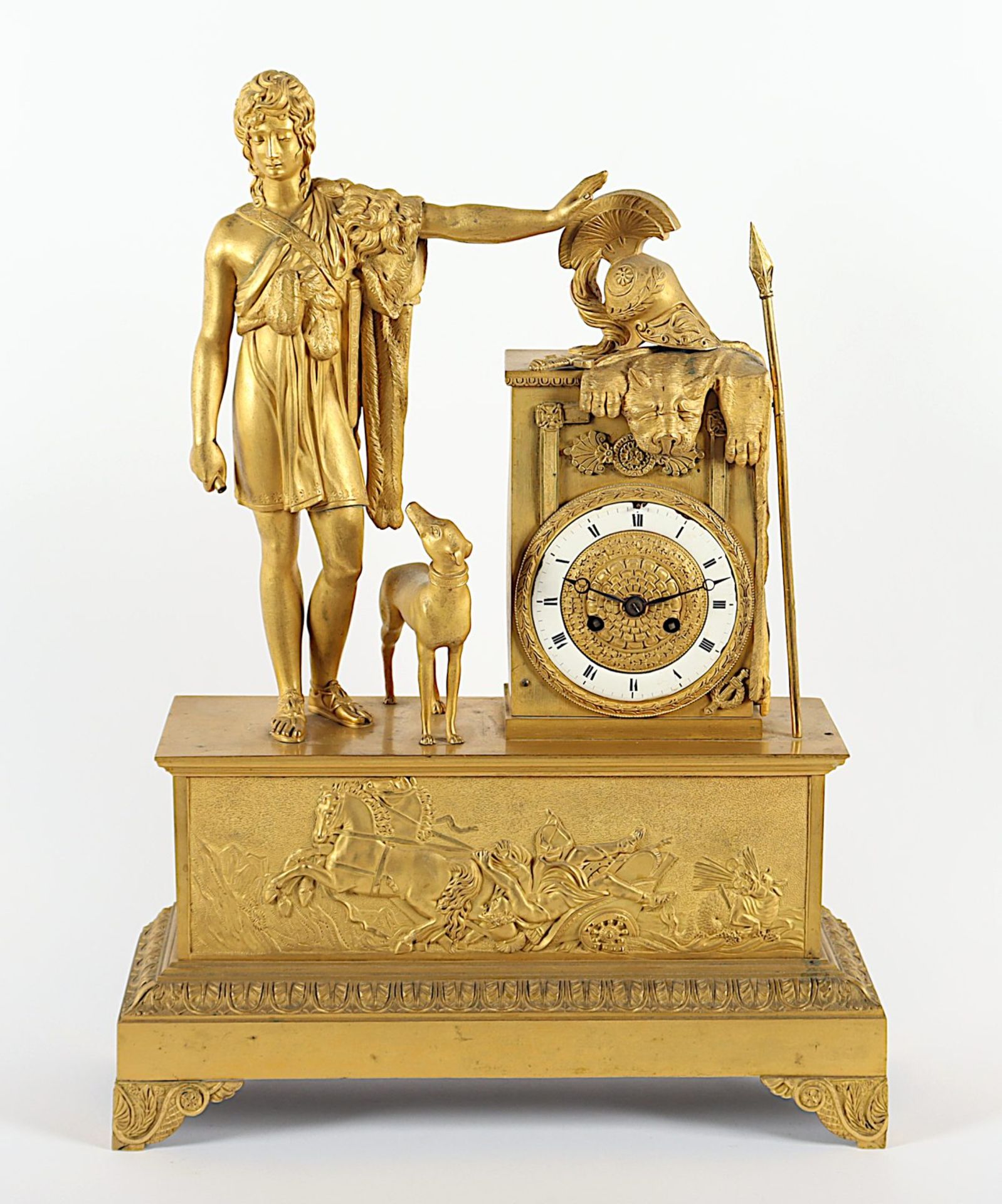 FIGURENPENDULE "STURZ DES PHAETHON", PARIS, um 1825/30