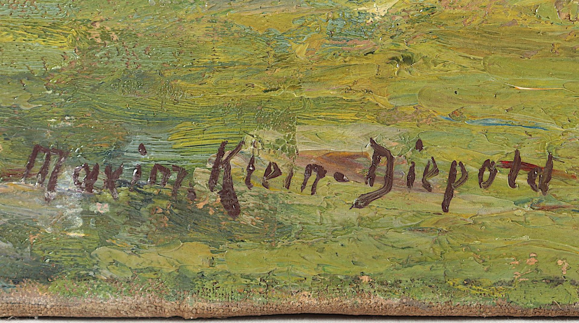 KLEIN-DIEPOLD, Maximilian (1873-1949), "Ländliche Idylle am Niederrhein" - Image 3 of 4