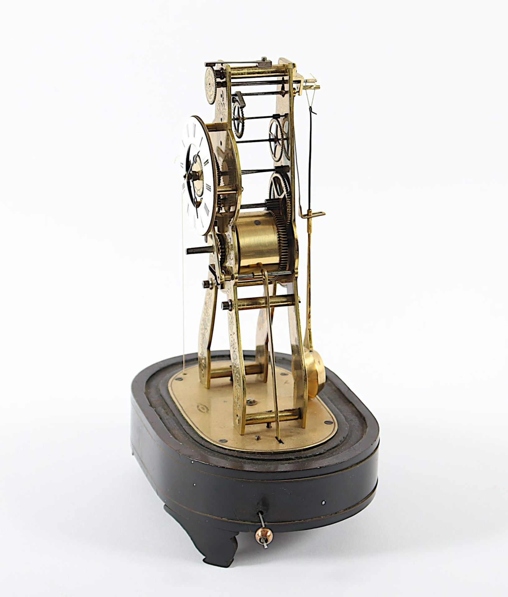Pendule mit Glockengeläut, Frankreich, M.19.Jh. - Bild 3 aus 4