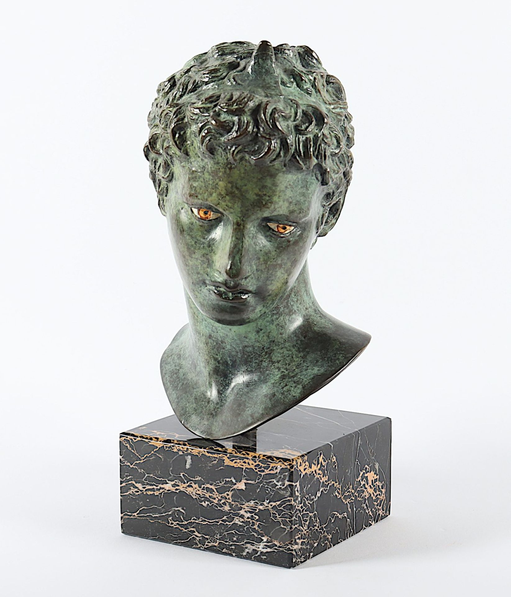 Kopf des Epheben von Marathon, Bronze, 20.Jh.