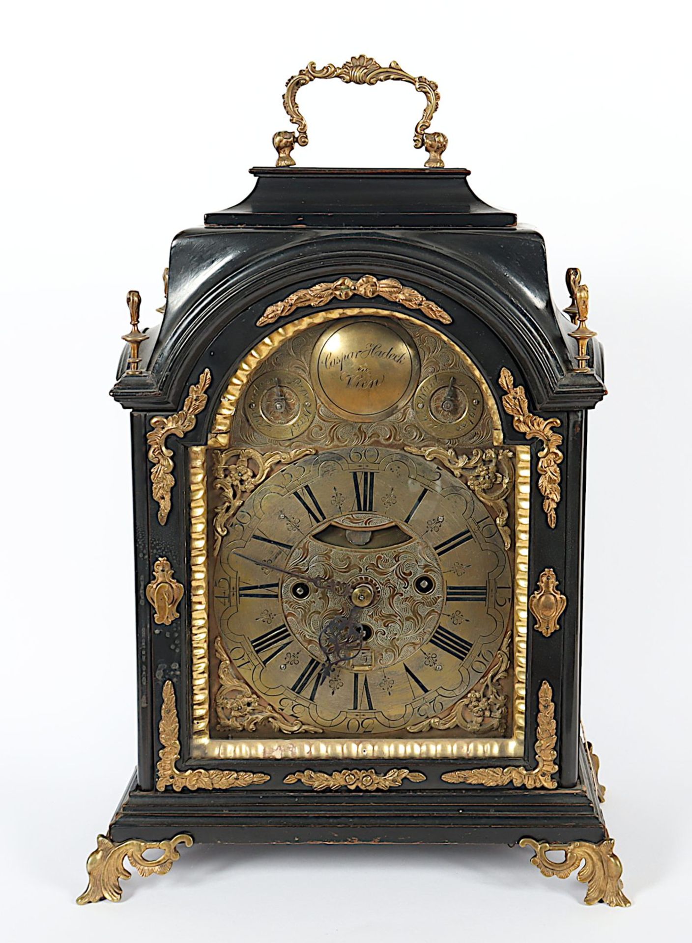 Stockuhr, Caspar Hadeck, Wien, um 1750