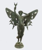 Gartenfigur "Elfe", Bronze