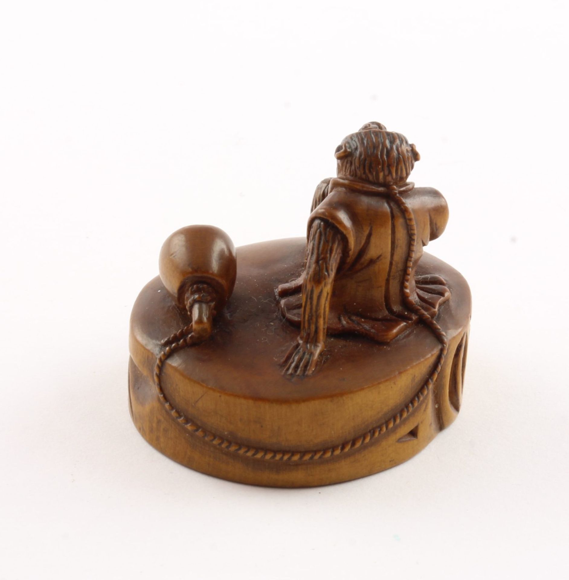 NETSUKE AFFE, Buchsbaum, H 3,2, JAPAN - Image 2 of 3