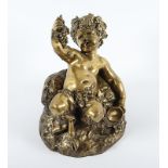 Kley, Louis, "Bacchus Kind", Tiffany & Co. Marke, Bronze