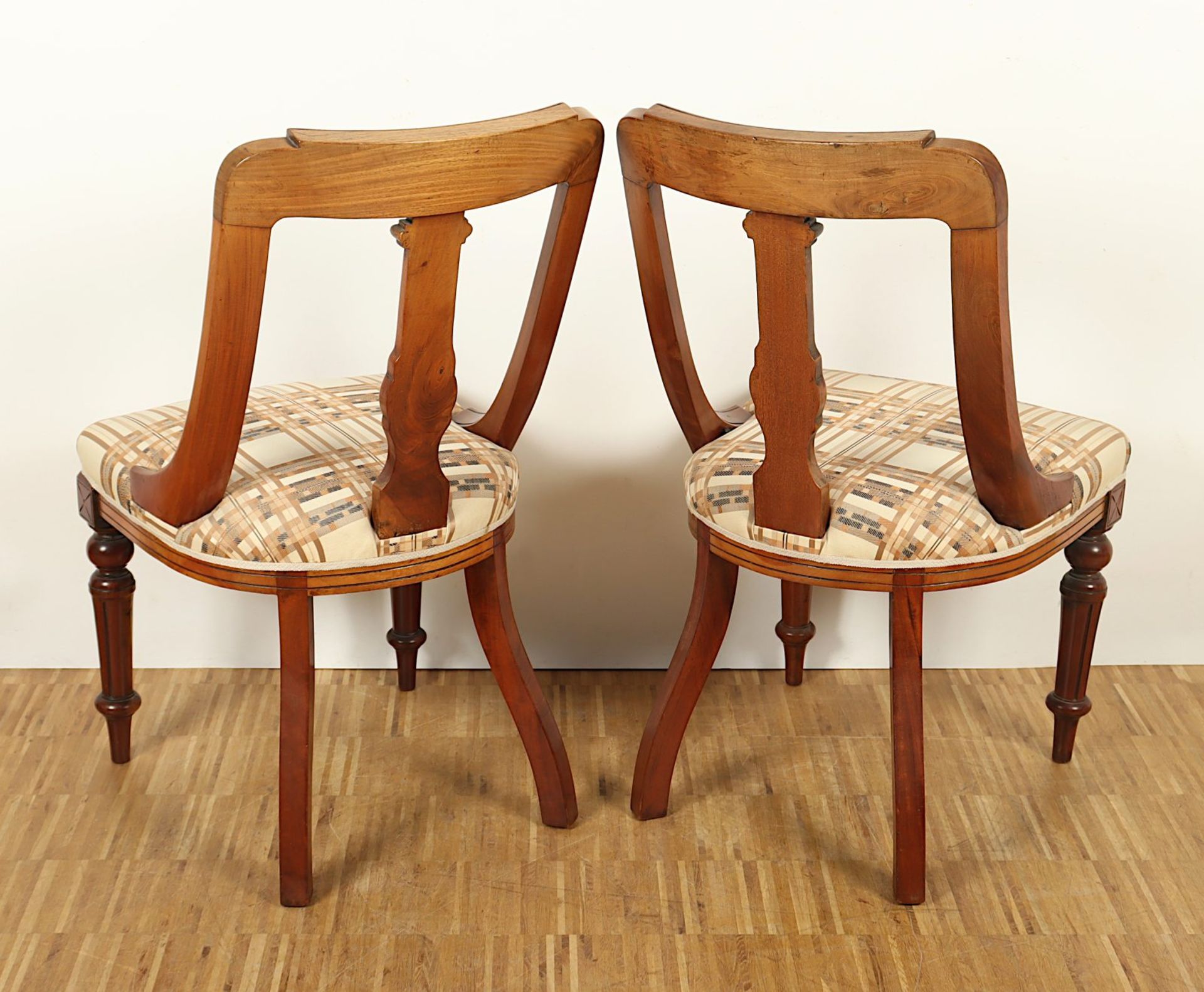 Paar Stühle, 2.H.19.Jh. - Image 2 of 2