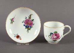Tasse und Untertasse, Meissen, um 1800