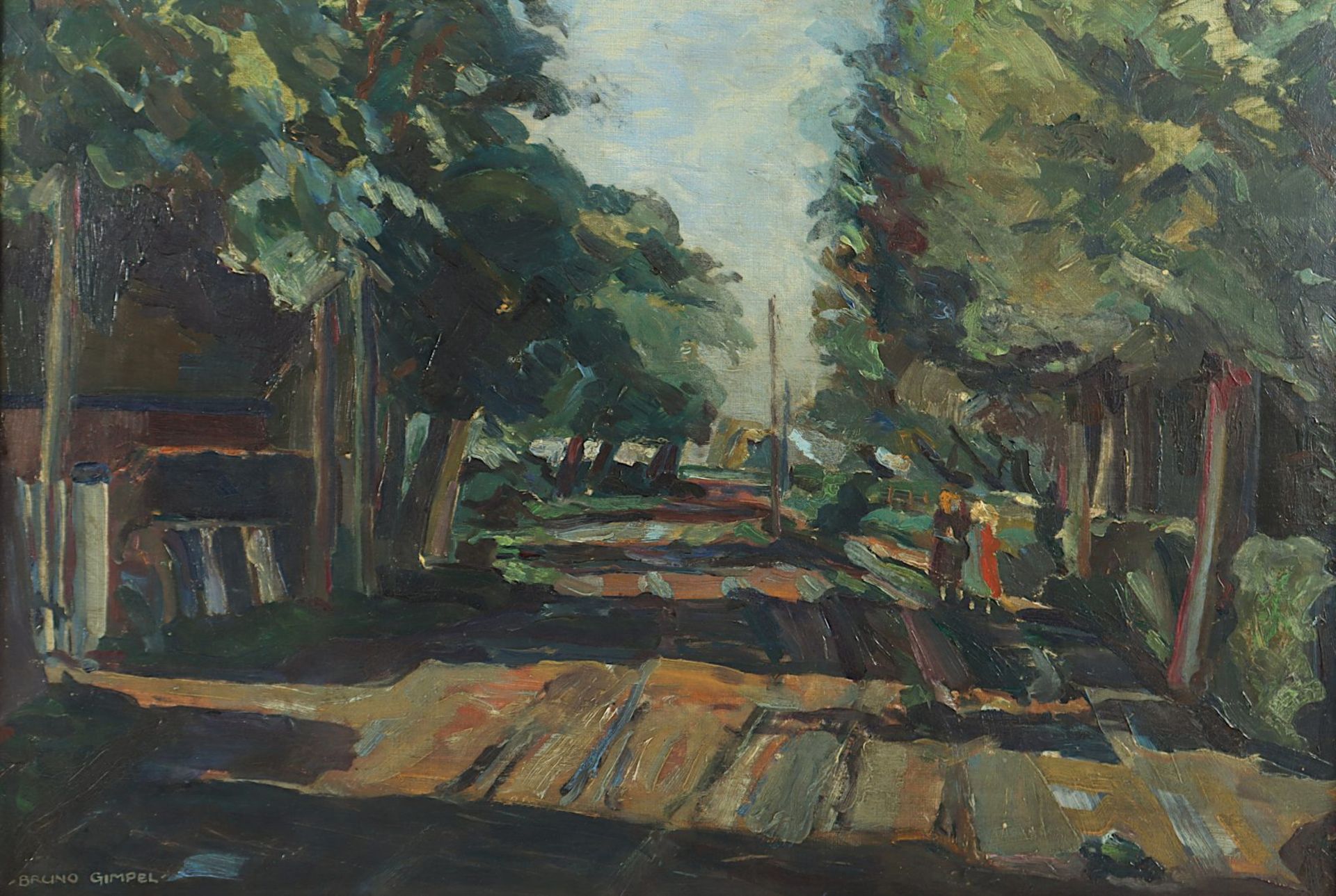 GIMPEL, Bruno (1886-1943), "Dorfstrasse", R.