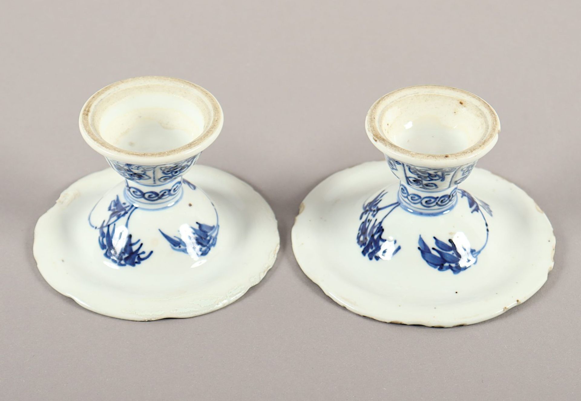 zwei Salieren, Porzellan, China, Kangxi - Bild 3 aus 3