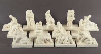 Otterness, Tom, Serie von 13 Skulpturen
