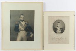 zwei Stiche Napoleon, R.