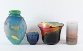 vier Vasen, Glas, Vallien, Backström, Kosta Boda u.a.