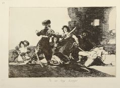 Goya, Los desastres de la guerra. Mit 80 Radierungen.