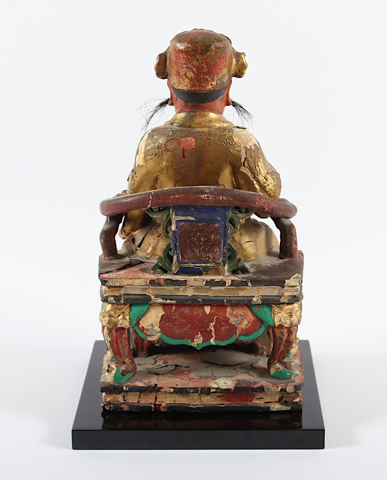 Kriegsgott Guan Yu, Holz, Lack, Farben, CHINA, Qing-Zeit - Image 4 of 5