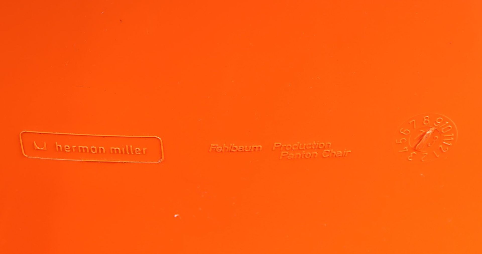 Paar Panton-Chairs, orange - Bild 5 aus 5