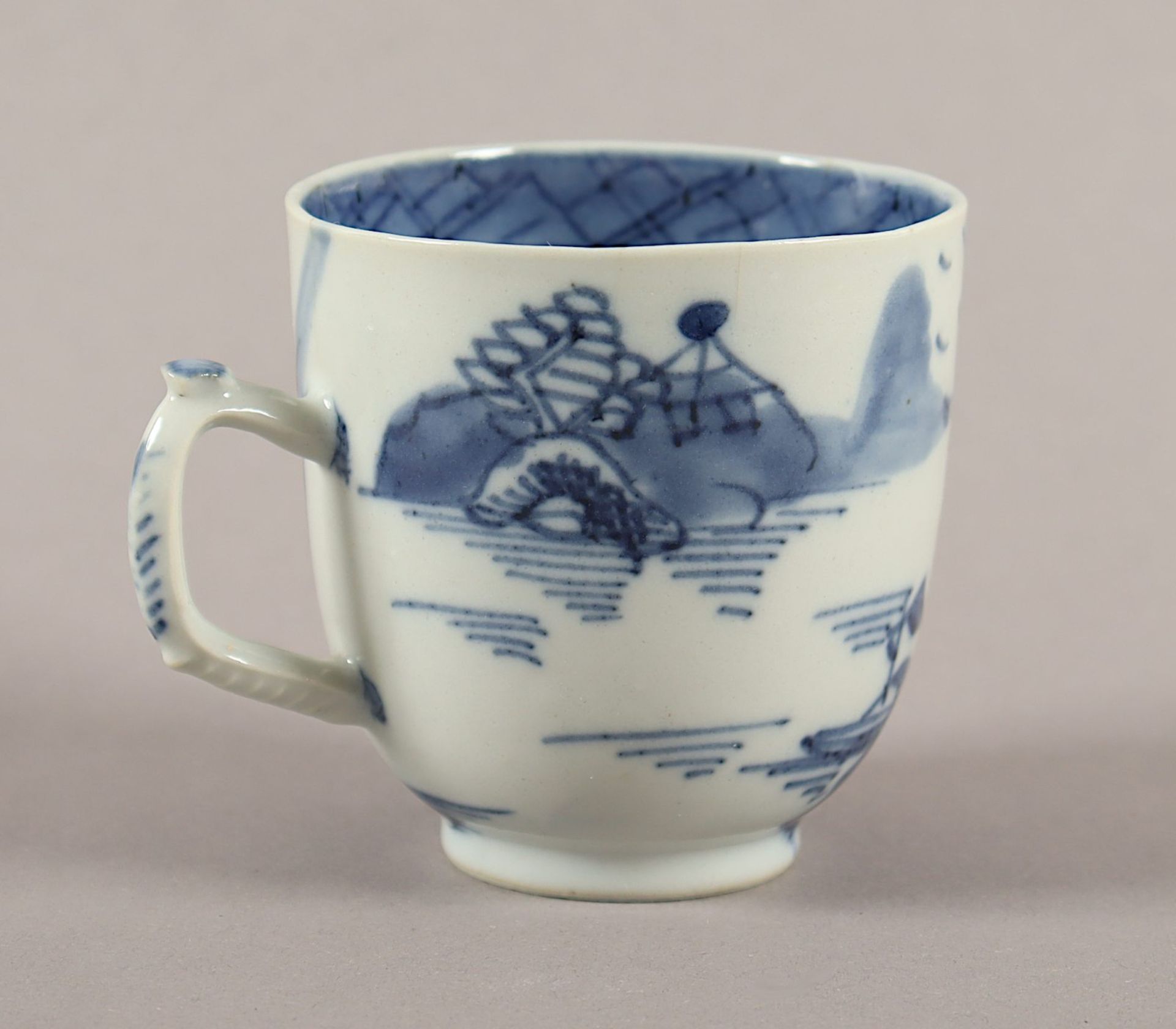 Tasse, Porzellan, Unterglasurblau dekoriert, China, um 1800 - Image 3 of 5