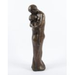 Scholl, Ulla (1919-2011), "Liebespaar", Bronze
