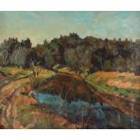 DAHL, Karl (1869-1942), "Landschaft", R.