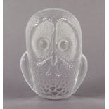 Paperweight, Eule, Glas,
