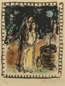 Chagall, Marc, "Rebecca au Puits", 1972, R.