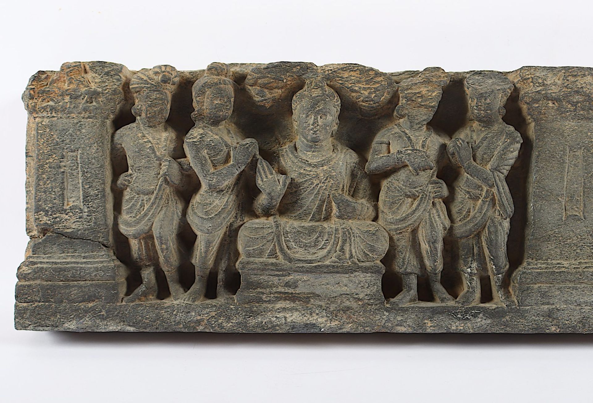 Relief, Stein, Gandhara, 2./3.Jh. - Bild 2 aus 8