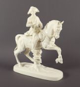 Friedrich der Große zu Pferd, Keramik, um 1920