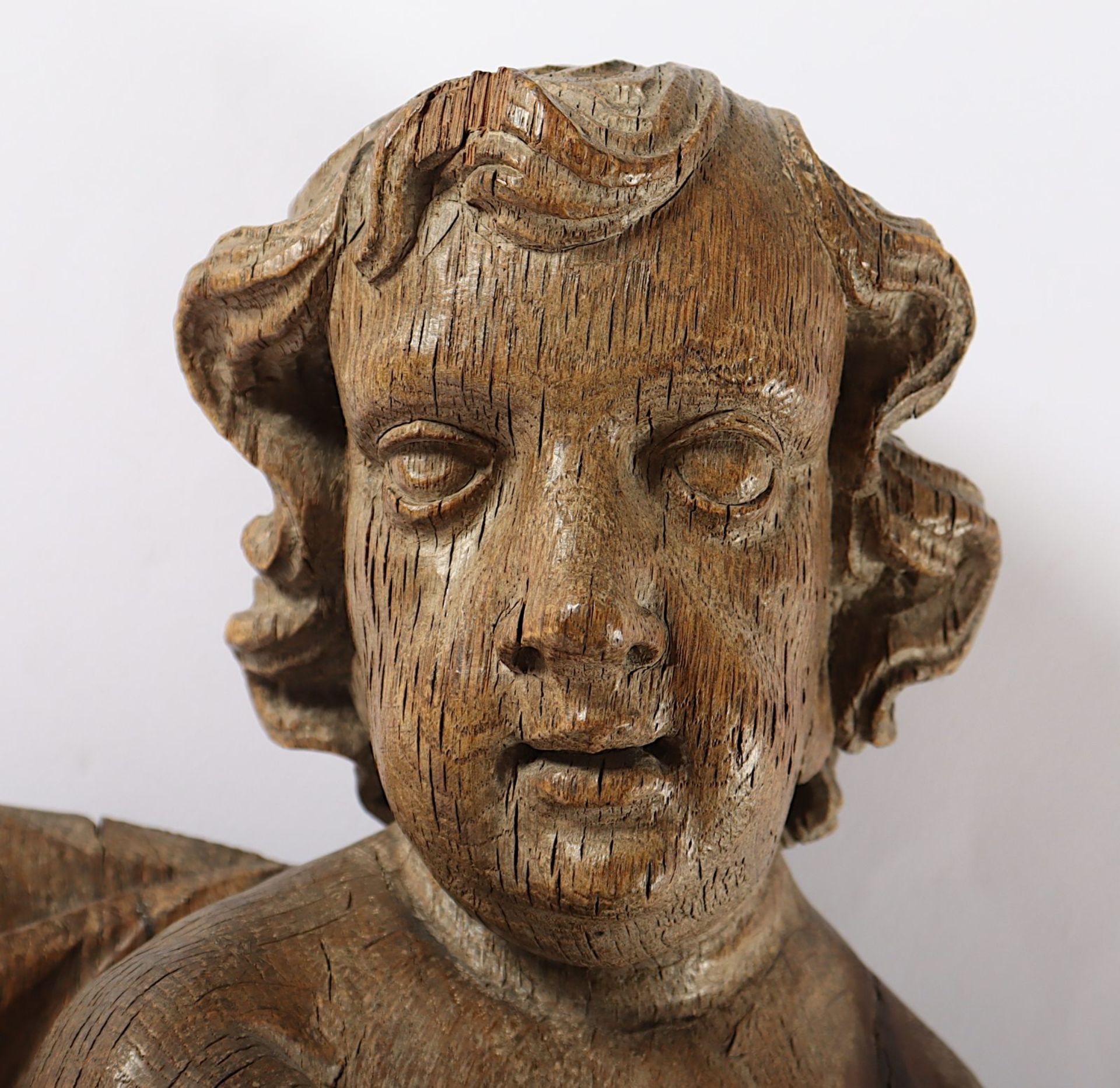 Putto, Holz, ohne Fassung, 18.Jh. - Image 2 of 4
