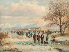 Kaplan, Hubert (*1940), "Winter in den Voralpen", R.