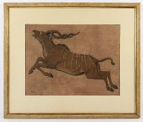 PEINER, Werner (1897-1984), "Fliehende Antilope", R.