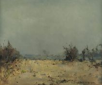 BRANDENBERG, Wilhelm Ludger (1889-1975), "Landschaft im Nebel", R.
