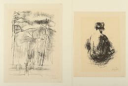 Nespethal, Franz, drei Original-Lithografien, ungerahmt
