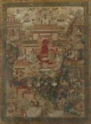 Thangka des Buddha Amitayus, Tibet, 19.Jh., R.