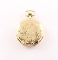 Taschenuhr, 585/ooo Gelbgold