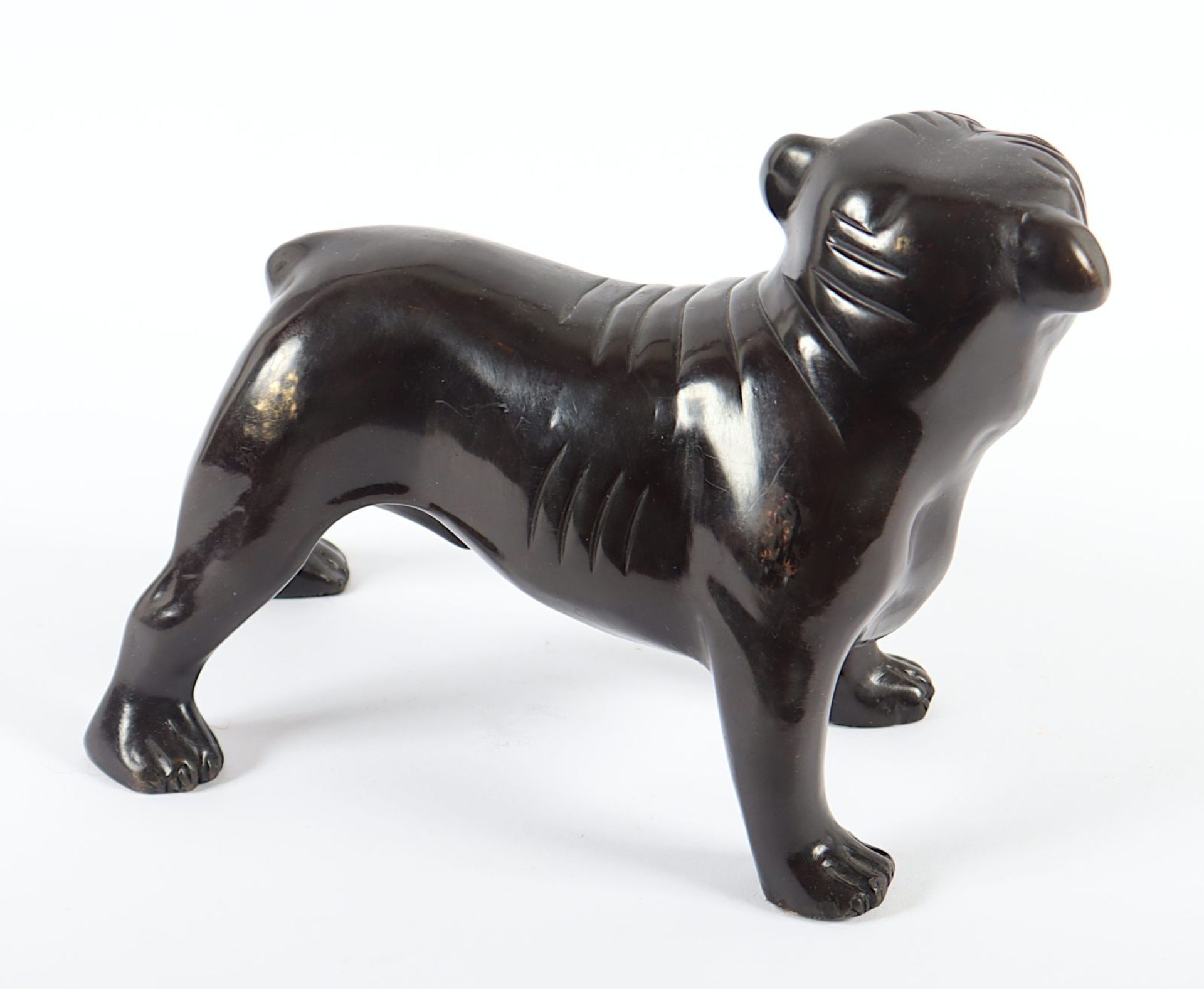 BULLDOGGE, Bronze, L 22, 20.Jh. - Image 2 of 2