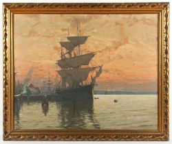 FELDMANN, Wilhelm (1859-1932), "Sommerabend bei Flensburg", R.