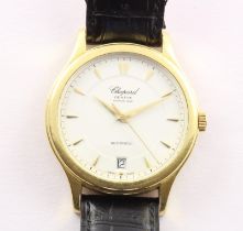 Armbanduhr, Chopard, 750/ooo Gelbgold, LUC 1860, Automatik, Papiere, Gebrauchsspuren
