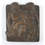 Kluth, Karl, Bronzerelief